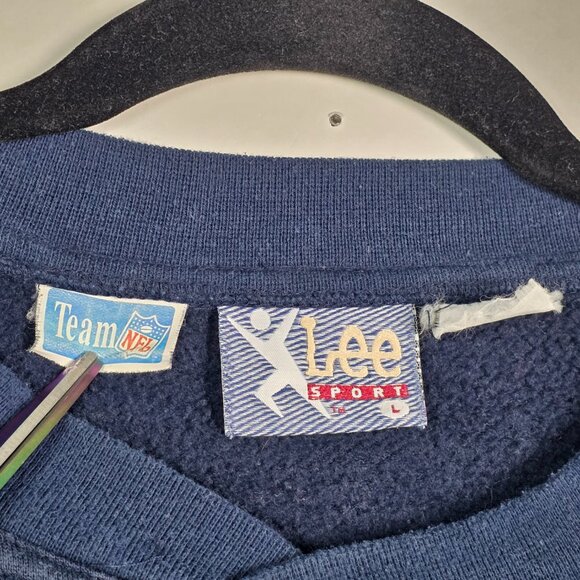 Vintage Lee Sport San Diego Chargers NFL Team Football Mens Large Sweatshirt - Picture 5 of 7